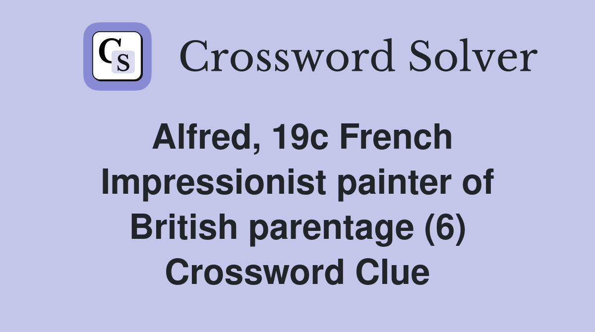 Alfred, 19c french impressionist painter of british parentage (6